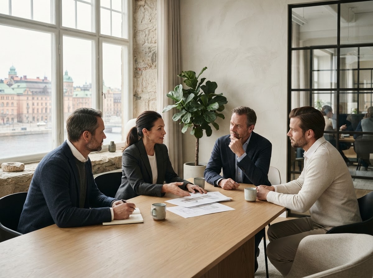 Ljus Kapitholm teamvy som illustrerar strukturerat analysarbete