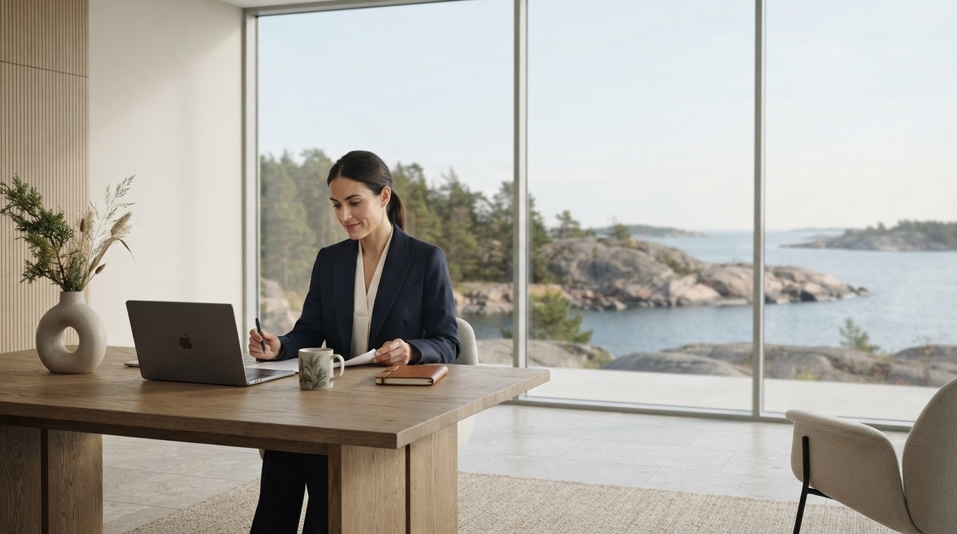 Ljus Kapitholm analysplattform som visar fördelar med datadrivet beslutsstöd